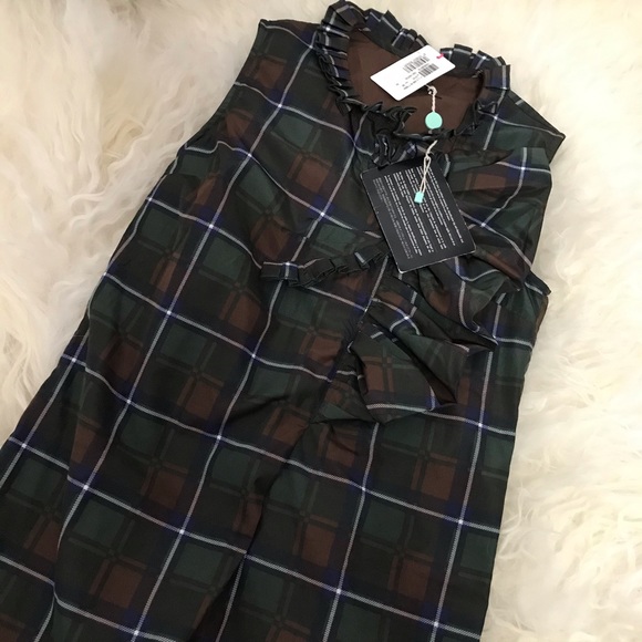 See by Chloe Riffle-Accented Shift Dress